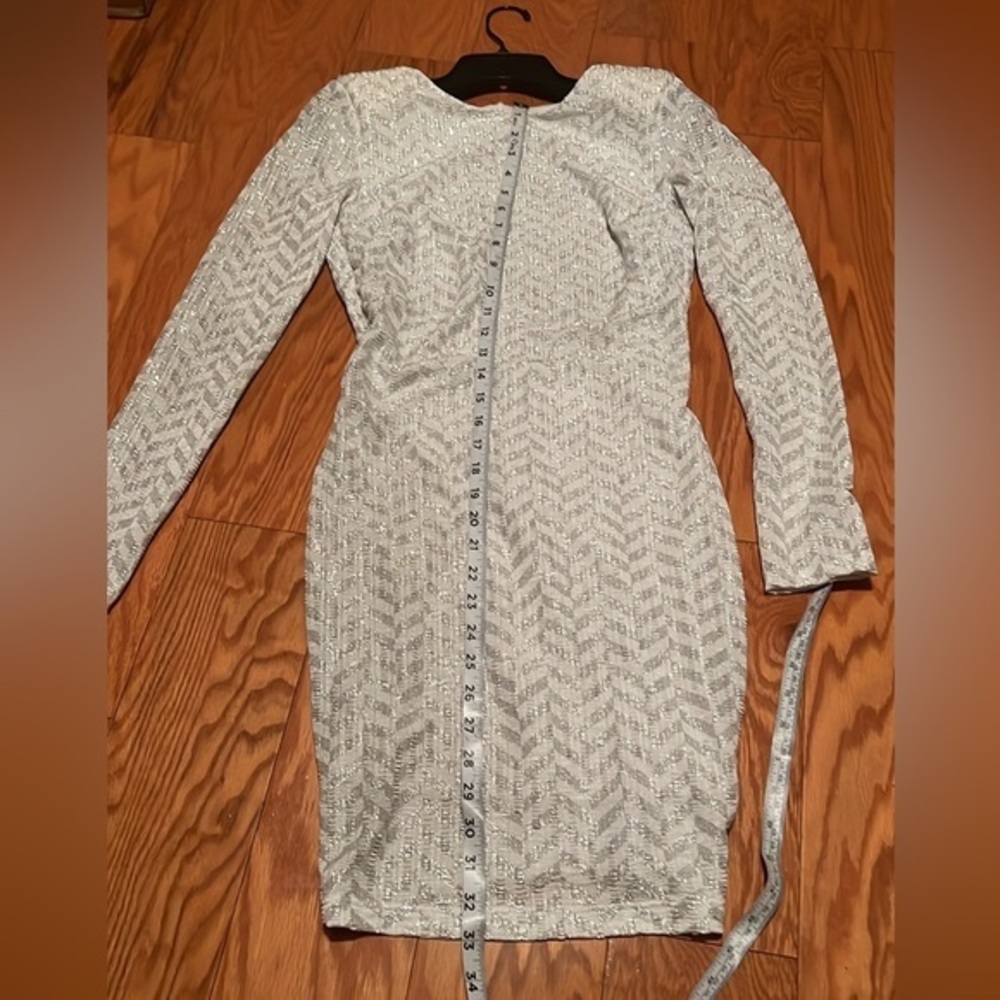 Arden B Open Back Mini Dress w/ glimmer details, NWT, Size S
